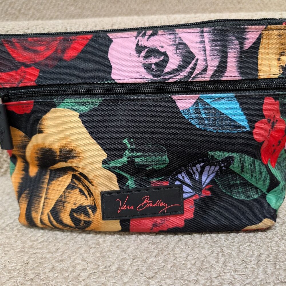 Vera Bradley Havana Rose Cosmetic Bag